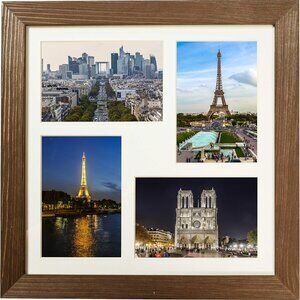 Multi-Photo Frame Wood NWT